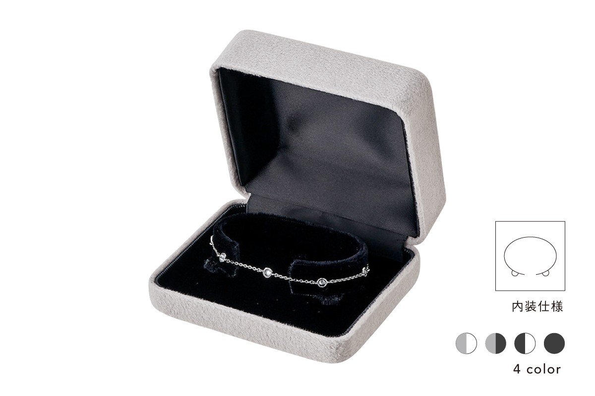 ブローチ・タイ留めケース（Z-B150RS）｜hacoful - ジュエリーケース